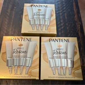 Pantene Pro-V 8 x 15mL INTENSE MIRACLE RESCUE SHOTS Hair Repair Treatment NEW X3